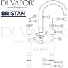 Bristan Design Utility X Head Deck Sink Mixer Tap Spares